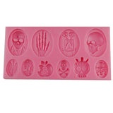 Maxbell 3D Skull Silicone Cake Mold Fondant Mould Decorating Baking Tool  #1