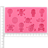 Maxbell 3D Skull Silicone Cake Mold Fondant Mould Decorating Baking Tool  #2