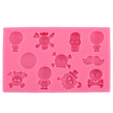 Maxbell 3D Skull Silicone Cake Mold Fondant Mould Decorating Baking Tool  #2