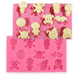 Maxbell 3D Skull Silicone Cake Mold Fondant Mould Decorating Baking Tool  #2