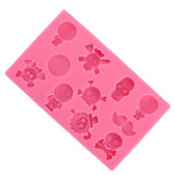 Maxbell 3D Skull Silicone Cake Mold Fondant Mould Decorating Baking Tool  #2