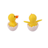 Maxbell Generic 10PCS Miniature Hatching Yellow Ducks for Dollhouse Landscape Garden Ornament