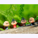 Maxbell 5 Pairs Grandparents Miniature Dollhouse Fairy Garden Resin Landscape Home Garden Decor