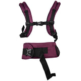 Maxbell Unisex Baby Hipseat  Carrier Backpack 5 In 1 Carry Ways Carrier Sling Purple