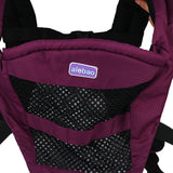 Maxbell Unisex Baby Hipseat  Carrier Backpack 5 In 1 Carry Ways Carrier Sling Purple