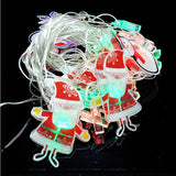 Maxbell Decorative StringLight Santa Claus Shape with Merry Christmas Letter-EU Plug