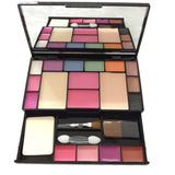 Maxbell 18 Colors Cosmetic Shimmer Matte Makeup Palette Kit -- 10 Eyeshadow +4 Lipstick +2 Blush +2 Powder Concealer Set with Brush Mirror for Face Lip Eye Make Up