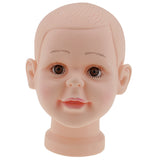 Maxbell Child Baby Mannequin Manikin Head for Wig Hats Scarf Display Show Stand Model Mannequin