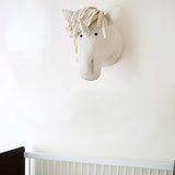 Maxbell Creative 3D Felt Unicorn Animal Head Wall Mounted Kids Room Hanger Decora