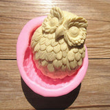 Maxbell 3D Owl Silicone Cake Mold Fondant Mould Decorating Ice Paste Baking Tool DIY