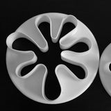 Maxbell 2 Piece Plastic Little Palms Cookie Cutter Mold Cake Decorating Tool Toppers White