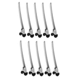 Maxbell 10 pieces Metal Sectioning Clips Clamp Hairdressing Salon Section Styling Hair Grip Hairpins