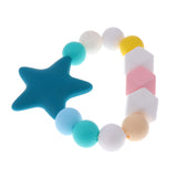 Maxbell Toddlers Silicone Teething Chewable Bracelet Toy Teething Beads Chain