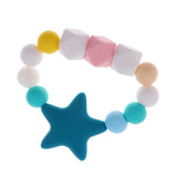 Maxbell Toddlers Silicone Teething Chewable Bracelet Toy Teething Beads Chain