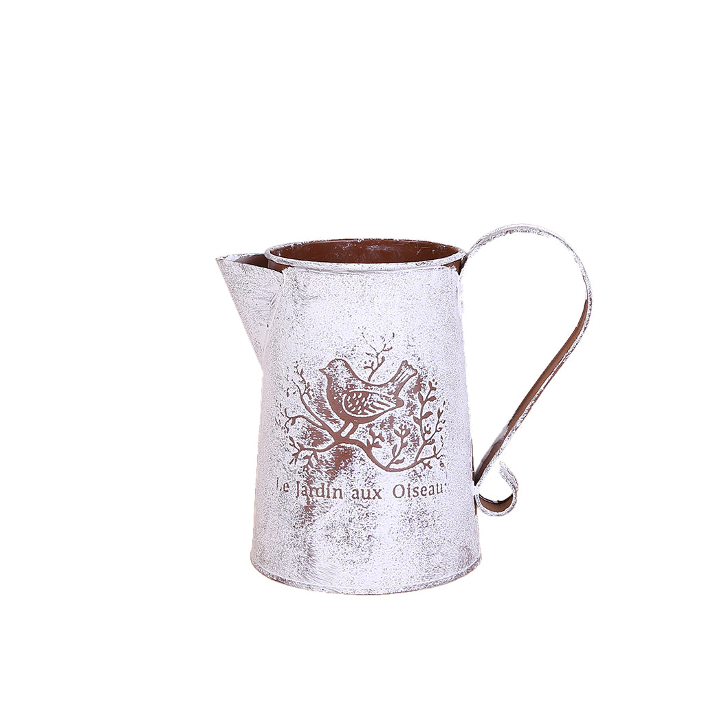 Maxbell Country Style Metal Vase Flower Pot Jug Holder Wedding Retro Centre Piec