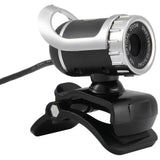 Maxbell USB 12 Megapixel HD Camera Web Cam Clip-on with MIC for  PC Laptop Silver