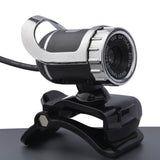 Maxbell USB 12 Megapixel HD Camera Web Cam Clip-on with MIC for  PC Laptop Silver