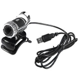 Maxbell USB 12 Megapixel HD Camera Web Cam Clip-on with MIC for  PC Laptop Silver