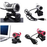 Maxbell USB 12 Megapixel HD Camera Web Cam Clip-on with MIC for  PC Laptop Silver