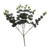 Maxbell 15 Heads Artificial Eucalyptus Leaves Simulation Flower Bouquet Decor