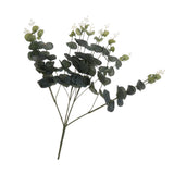 Maxbell 15 Heads Artificial Eucalyptus Leaves Simulation Flower Bouquet Decor