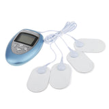 Maxbell Electronic Full Body Back Neck Massager Pulse Slimming Muscle Relax Acupuncture Massage Electric Slim 4 Pads PAIN RELIEF FAT BURNING
