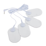 Maxbell Electronic Full Body Back Neck Massager Pulse Slimming Muscle Relax Acupuncture Massage Electric Slim 4 Pads PAIN RELIEF FAT BURNING