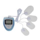 Maxbell Electronic Full Body Back Neck Massager Pulse Slimming Muscle Relax Acupuncture Massage Electric Slim 4 Pads PAIN RELIEF FAT BURNING