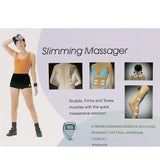 Maxbell Electronic Full Body Back Neck Massager Pulse Slimming Muscle Relax Acupuncture Massage Electric Slim 4 Pads PAIN RELIEF FAT BURNING