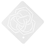 Maxbell Semi-Transparent Acrylic Quilt Template Patchwork Embroidery Stencils 004