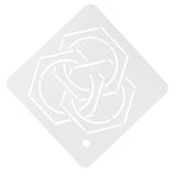 Maxbell Semi-Transparent Acrylic Quilt Template Patchwork Embroidery Stencils 004