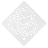 Maxbell Semi-Transparent Acrylic Quilt Template Patchwork Embroidery Stencils 004