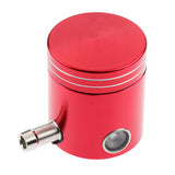 Maxbell Red-Front Brake Clutch Cylinder Fluid Oil Reservoir Tank Cup Motorcycle Parts Aluminum CNC Machined Easy Install