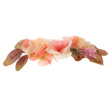 Maxbell Unfinished Real Touch Fabric Roses Flower Leaf Silk Sewing Embellishment for Clothes Headband Hat Applique DIY Trim Craft