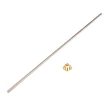 Maxbell 3D printer Lead Screw T-Shape Bar Shaft Dia 8mm + Brass Nut 400mm