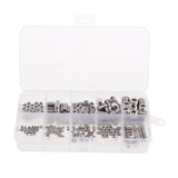 Maxbell 200pcs Stainless Steel Hex Socket Set Screw Grub Screws Kit M3 To M8 Box