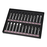 Maxbell Lot 22pcs Stainless Steel Tattoo Machine Tips Set Nozzle Tube for Needles Reusable Kit in Box