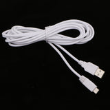 Maxbell 9.8ft USB Fast Charger Date Sync Cable Cord For Nintendo Wii U Gamepad Controller