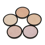 Maxbell 5 Colors Highlighter Bronzer Matte Shimmer Powder Contour Palette Face Brightening Makeup