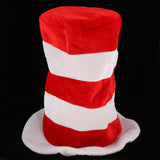 Maxbell Novelty Red and White Striped Top Hat Clown Jester Hat Facny Dress Costume Circus Party Accessory