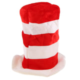 Maxbell Novelty Red and White Striped Top Hat Clown Jester Hat Facny Dress Costume Circus Party Accessory