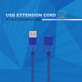 Maxbell USB 2.0 Extension Cable Extender Cord - A Male to A Female 0.3m