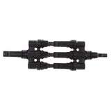 Maxbell 1 Pair MC4 T Branch Solar Panel Cable Connector 1 Male to 3 Female and 1 Female to 3 Male