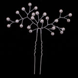 Maxbell 3/set Ladies Pearls Gypsophila Hair Pin Clip Wedding Prom Hair Accessories