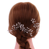 Maxbell 3/set Ladies Pearls Gypsophila Hair Pin Clip Wedding Prom Hair Accessories