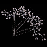 Maxbell 3/set Ladies Pearls Gypsophila Hair Pin Clip Wedding Prom Hair Accessories