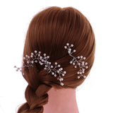 Maxbell 3/set Ladies Pearls Gypsophila Hair Pin Clip Wedding Prom Hair Accessories