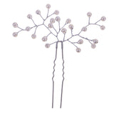 Maxbell 3/set Ladies Pearls Gypsophila Hair Pin Clip Wedding Prom Hair Accessories
