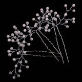 Maxbell 3/set Ladies Pearls Gypsophila Hair Pin Clip Wedding Prom Hair Accessories