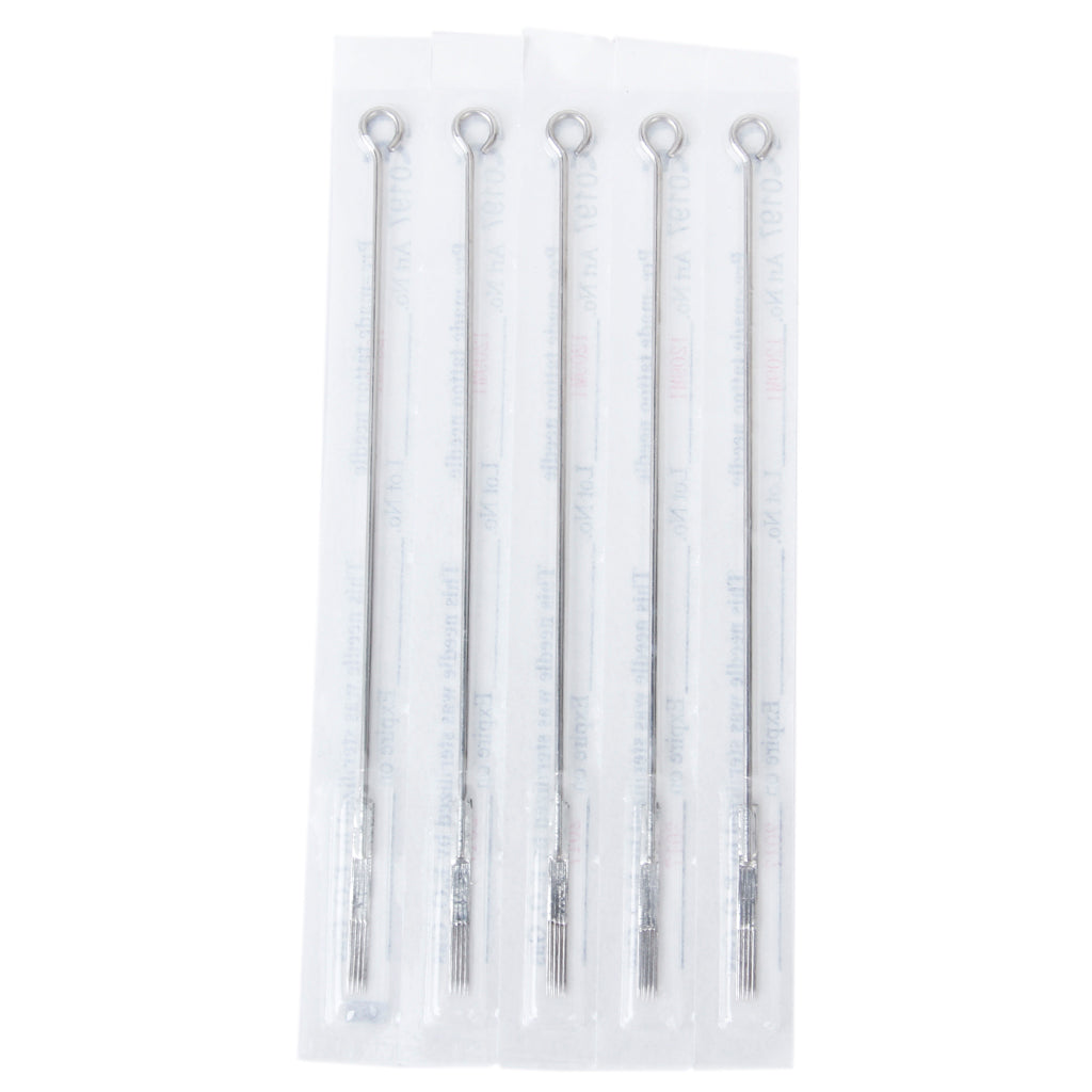 Maxbell 50 Pieces Disposable Sterile Tattoo Needle Assorted 10 Sizes Mixed 3RL 5RL 7RL 9RL 5RS 7RS 5M1 7M1 9M1 9RM